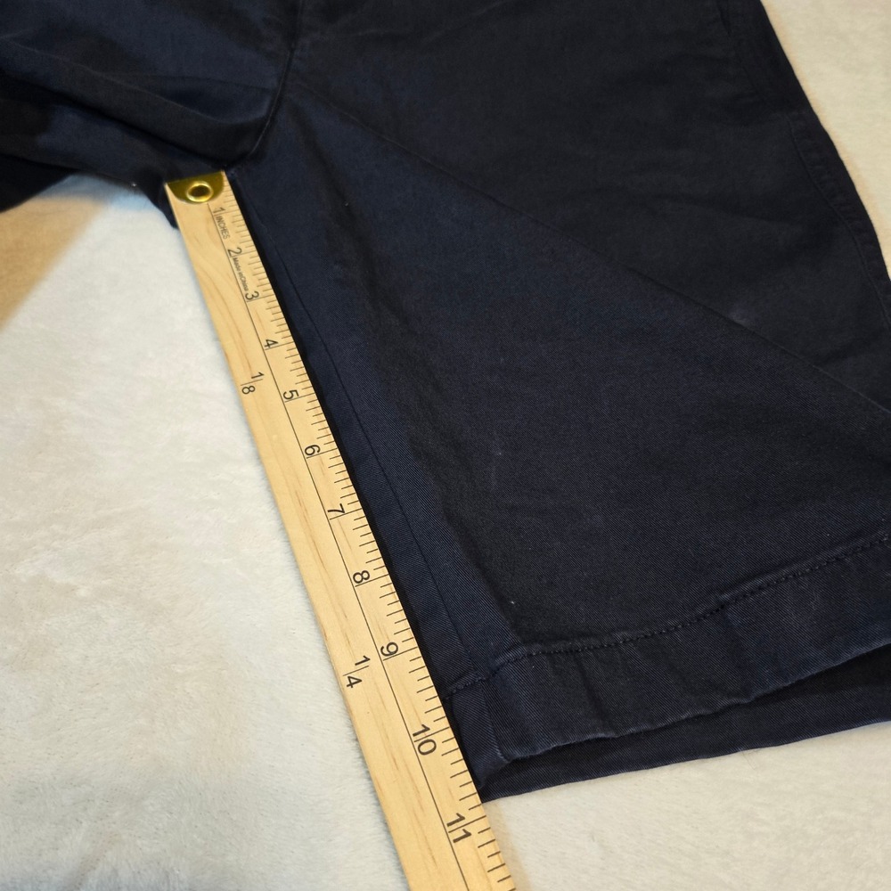 Lauren Ralph Lauren Womens Navy Blue Chino Bermuda Shorts Cotton Stretch 10 - Picture 7 of 8